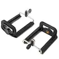 Neuftech - 2X Adattatore Supporto Treppiedi Mount Universale per Smartphone Cellulare iPhone, iPod Touch, HTC, Samsung, Blackberry ECC - Nero