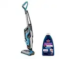 BISSELL CrossWave - Dispositivo Multisuperficie 3-in-1 - Detergente Multisuperficie Bagnato e Asciutto - Aspira, Lava & Asciuga - Pulisce Pavimenti & Tappeti - 80 dB - Nero/Blu - 17132