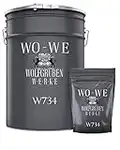 WO-WE 2K Epoxidharz Bodenversiegelung Bodenbeschichtung Klar/Farblos - 6Kg