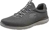 Skechers Summits, Scarpe da Ginnastica Uomo, Charcoal Mesh/Trim, 45 EU