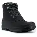 Nautica Mens Duck Boots - Waterproof Shell Insulated Snow Boot - Dazo-Black-9