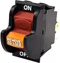 HQRP On-Off Toggle Switch fits Dewalt, Rockwell, Hitachi, Reliant, Performax, Dayton, Jet, Craftsman OR90037 OR9OO37 0R90037 Power Tools Planer Band Saw Drill Press Table Saw Grinder Sander