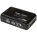 StarTech.com 2 Port USB VGA KVM Switch - Single VGA - Hot-Key & Audio Support - 2048x1536 @60Hz KVM Switch - KVM Video Switch (SV211KUSB)