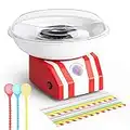 Adhafera Candy Floss Machine for Kids, Cotton Candy Machine Maker 450W, Home-Use, DIY, Party, Gift, Birthday