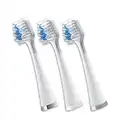 Waterpik Testine Triple Sonic, Testine di ricambio per Spazzolino Elettrico Complete Care, Confezione da 3 (STRB-3EW)