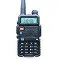 Radtel Walkie Talkie UV-5R Tragbares Radio (Doppelband, FM, DTMF-Codierung, CTCSS-Datenschutzcodes), Schwarz