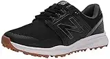 New Balance Men's Breeze V2 Golf Shoe, Black, 11 Wide