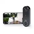 Arlo Essential Wireless Video Doorbell Security Camera, 1080p HD, WiFi, 2 Way Audio, Smart Package & Motion Detection, Loud Siren, Night Vision, 90-Day Free Trial of Arlo Secure, Black