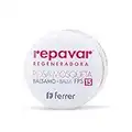 Repavar - Bálsamo Labial - Rosa Mosqueta y Bisalobol - Reparador Labial Intensivo y Regenerador con Protección Solar FPS 15 - Hidrata, Protege y Repara la Nariz y los Labios - 10 ml