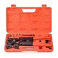 iCrimp Pex Pipe Crimping Tool Kit for 3/8.1/2.3/4.1" Copper Ring with Free Gauge and Pex Pipe Cutter - Meets ASTM F1807 and Portable