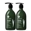 Luseta Tea Tree & Argan Oil Shampoo & Conditioner Set 2x16.9oz for Damaged and Oil Hair - Clarifying,Hydrating and Fighting Dandruff - Sulfate and Paraben Free for Men and Women