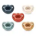 NUK Comfy Orthodontic Pacifiers, 0-6 Months, 5 Pack