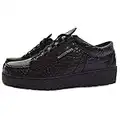 Mephisto - Zapatos de cordones de cuero para hombre, color negro, talla 41