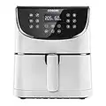 COSORI Air Fryer with 100 Recipes Cookbook,1700W Max XXL 5.5 L Digital Touchscreen Air Fryers Oven with 11 Presets, Oil Free Hot Cooker, Nonstick Basket, BPA&PFOA Free, White