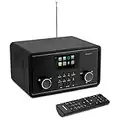 MEDION P85027 Internetradio (DAB Plus, UKW Radio, Spotify Connect, WLAN, Bluetooth, Streaming, Equalizer, Farbdisplay, USB, AUX, Wecker, Schlummerfunktion, Sleep Timer) schwarz