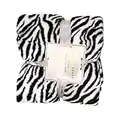 Lanciare coperta morbido microfibra zebra zebra divano peluche divano divano bianco divano bianco 80x120 cm mobile zebrate coperta di divano coperta