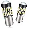 OBOLED 1156 LED Bulbs 36SMD Super Bright BA15S P21W 382 LED Lights for RV Interior Lights Auto Backup Reverse Light Tail Turn Signal Position Lights Xenon White 2PCS