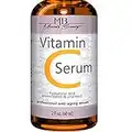DOUBLE SIZED (2 oz) PURE VITAMIN C SERUM FOR FACE With Hyaluronic Acid - Anti Wrinkle, Anti Aging, Dark Circles, Age Spots, Vitamin C, Pore Cleanser, Acne Scars, Organic Vegan Ingredients
