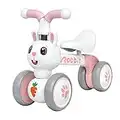 XIAPIA Baby Balance Bike 1 2 3 Years Old Boys Girls Toddler Ride on Toys for 1 Year Old Baby Trike Garden toys 1 st Birthday Gift for Girls Boys Baby Bike Walker No Pedals (Rabbit)