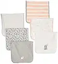 Amazon Essentials Baby Burp Cloth Set Chiffons à roter, 6-Pack Grey Bunnies, Taille Unique, Lot de 6