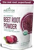 Alovitox Organic Beet Root Powder 16 oz | 100% Pure, Fresh & USDA Beet Root Extract Powder | Nitric Oxide Superfood | Vegan, Love Beets Powder | Organic Beet Powder Organic | Beet Root Powder Organic