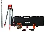 Johnson Level & Tool 99-027K Self-Leveling Rotary Laser System, 8.75", Red, 1 Kit