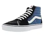 Vans Sk8 Hi Unisex Shoes Size 9, Color: Navy/White
