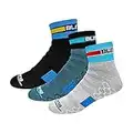 BLITZSOX Hi-Tech Performance Athlétique Chaussettes de Sport Quart de longueur Pour Homme Femme (Course à Pied, Tennis, Exercice et Remise en Forme), Lot de 3, Taille: 38-42