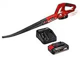 Einhell Expert GE-CL 18 Li E Soplador de hojas, tecnología Power X-Change 18V, flujo de aire de 210 km/h + Kit para principiantes con Batería 2,5 Ah duración de carga 50 m + Cargador Power X-Change