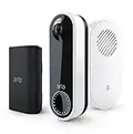 Arlo Vidéo Doorbell Sonnette connectée + Accessoire certifie, VMA2400