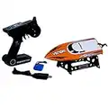 Foxnovo UdiRC UDI001 Venom 2,4 gHz de alta velocidad mando a distancia RC barco hidroaéreo (naranja)