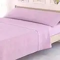 Victorio & Lucchino Juego de Sábanas Coralina Canale - Modelo Adriana (Violeta, Cama 150 cm)