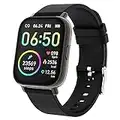 Smartwatch, Orologio Fitness Uomo Donna 1,69'' Touch Schermo Smart Watch con Contapassi/Cardiofrequenzimetro/Cronometro, Sportivo Fitness Tracker Impermeabil IP68, 24 Sportive, Notifiche Messaggi