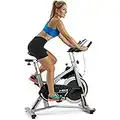 BH Fitness MKT J Vélo de Spinning Mixte Adulte, Gris Argenté