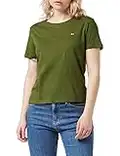 Tommy Jeans Damen TJW Soft Jersey Tee T-Shirt, Northwood Olive, XS