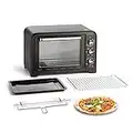 Moulinex OX4858 Optimo Forno Elettrico Ventilato 39 Litri, Potenza 2000 W, Max 240°C, Forno per Pizza, Carne, Pesce, Dolci, Fornetto Elettrico con Girarrosto, 7 Modalità di Cottura, Timer, 4 Accessori