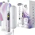 Oral-B iO 9 Special Edition - Cepillo de dientes eléctrico con tecnología magnética y microvibración, 7 modos, análisis de dientes 3D, pantalla a color, estuche de viaje y bolsa de belleza