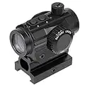 Feyachi RDS-36 1x22mm 5 MOA Red & Green Dot Sight Micro red & Green dot Scope with 0.83” Riser Mount Absolute Co-Witness Height