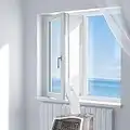 HOOMEE Cubierta Aislante Universal de Ventanas para Aire Acondicionado Portátil y Secadora (400 CM)- Apto para Todos los Aparatos de Aire Acondicionado Portátiles, Fácil de Instalar