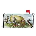 Oarencol Grande boîte aux Lettres magnétique pour boîte aux Lettres Motif Lapin Doré 65 x 53 cm 25.5" X 21" Multicolore