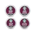 Starbucks K-Cup Coffee Pods—Dark Roast Coffee—Variety Pack—100% Arabica—1 box (96 pods)