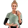 WeeSprout Baby Wrap Carrier - Perfect Baby Carrier Wrap Sling for Newborn and Infant, Enhances Baby Bonding, Soft and Breathable, Ideal for Babywearing