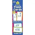 SCHOOL ZONE - Get Ready Flash Cards Multiplication & Division 2-Pack Grades 3-4, Ages 8-9, Multiplication, Division, and Elementary Math