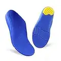 Solette Plantari Per Bambini Comfort Atletico Gel in Uretano Poli Inserti Sportivi Per Bambini Cuscino Per Tallone Per Piedi Piatti Supporto Per Arco Dolore Al Piede -23CM