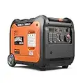 GENMAX Portable Inverter Generator，5500W ultra-quiet gas engine, EPA Compliant, Eco-Mode Feature, Ultra Lightweight for Backup Home Use & Camping (GM5500i)