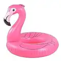 Flotteur de flamant rose gonflable pour s'amuser en été, tube de piscine, fête de piscine pour adulte (flamant rose)