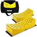 VEVOR Camper Leveler, 2 Pack Curved RV Levelers, Heavy-duty HDPE Camper Leveler Chock Kit, Hold up to 35000 lbs, Include 2 Curved Levelers and 2 Chocks, Fast and Precise Leveling for Camper RV Trailer