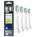 Philips Sonicare Genuine W DiamondClean Replacement Toothbrush Heads, 4 Brush Heads, White, HX6064/65