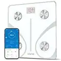 Bascula de Baño Digital Grasa Corporal, RENPHO Balanza Bluetooth Inteligente con App, Bascula Electrónica Analógica Monitore con Análisis Corporal, 13 Medicióne de Peso IMC Visceral e Muscular, Elis 1