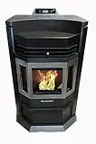 Comfortbilt HP22 SS Stainless Steel Trim Pellet Stove Brown